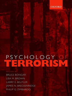 cover image of Psychology of Terrorism